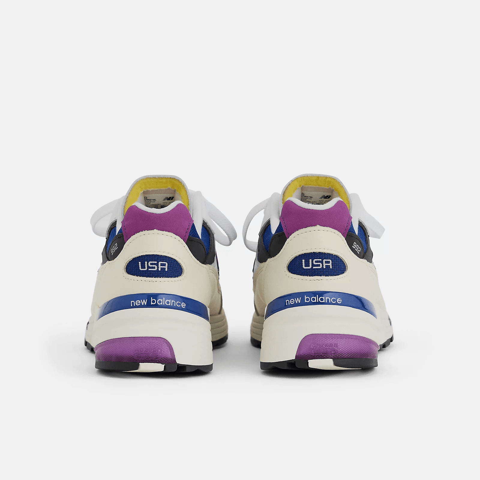 New Balance 992 MiUSA White/Royal/Purple Fuchsia