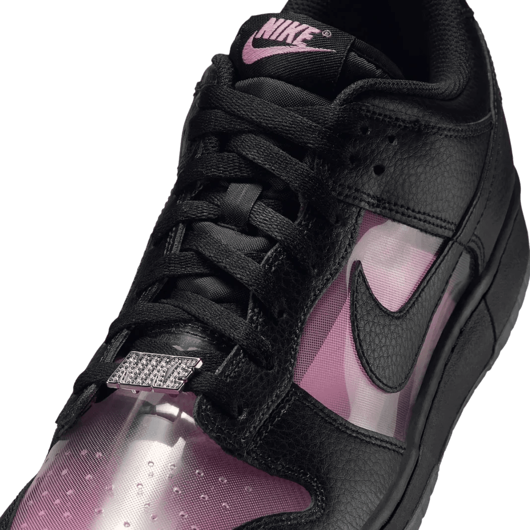 Nike Dunk Low Transparent Black/Pink Rise