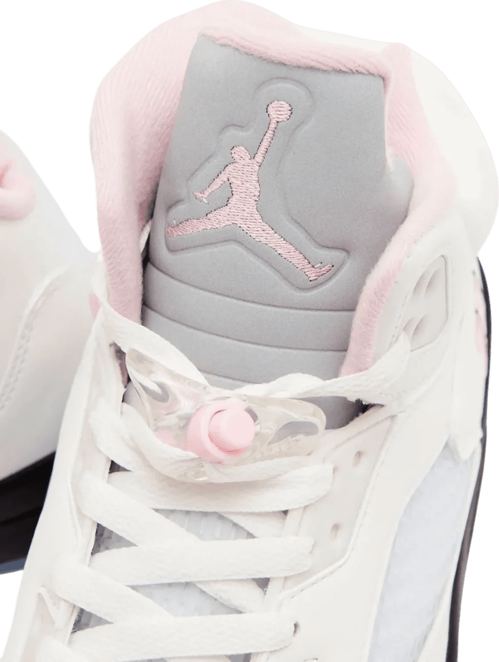 Air Jordan 5 White/Medium Soft Pink