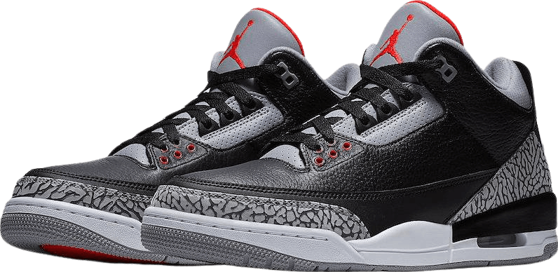 Air Jordan 3 Black Cement Reimagined