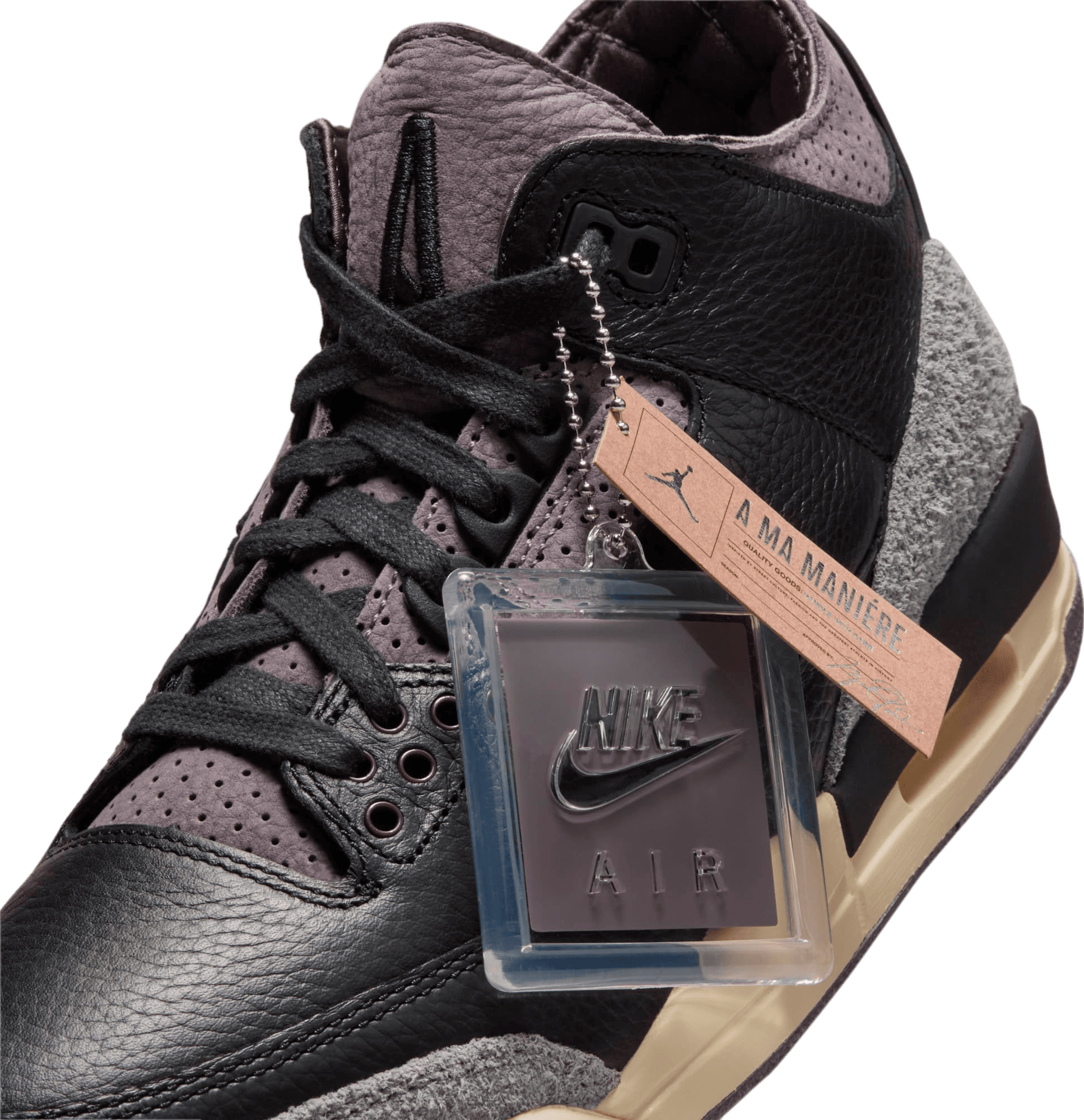 A Ma Maniére x Air Jordan 3 Black/Violet Ore (W)