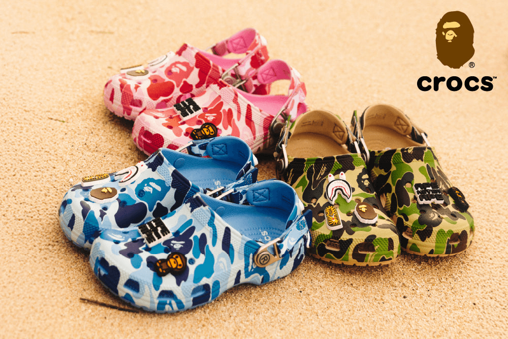 Bape x Crocs Classic Clogs