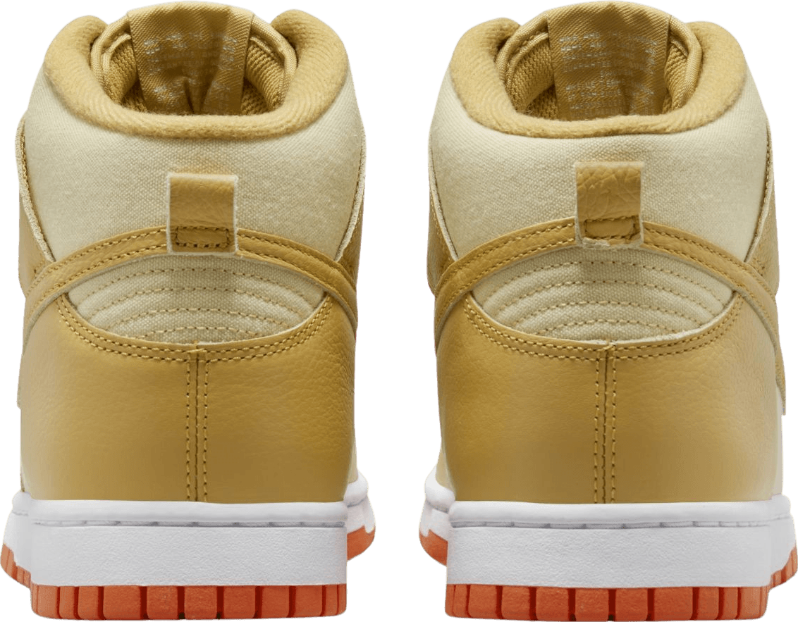 Nike Dunk High Gold Canvas