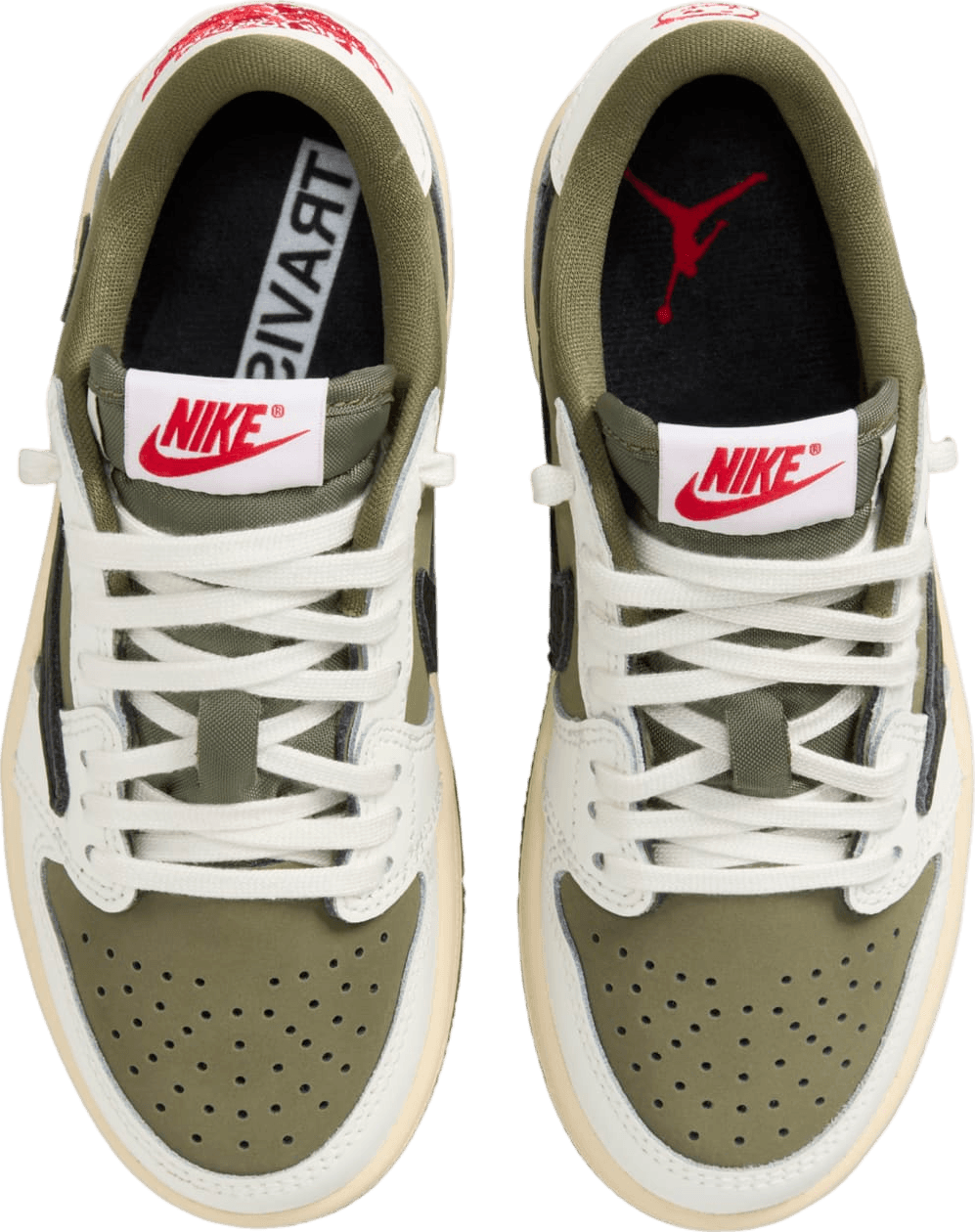 Travis Scott x Air Jordan 1 Low Medium Olive (GS)