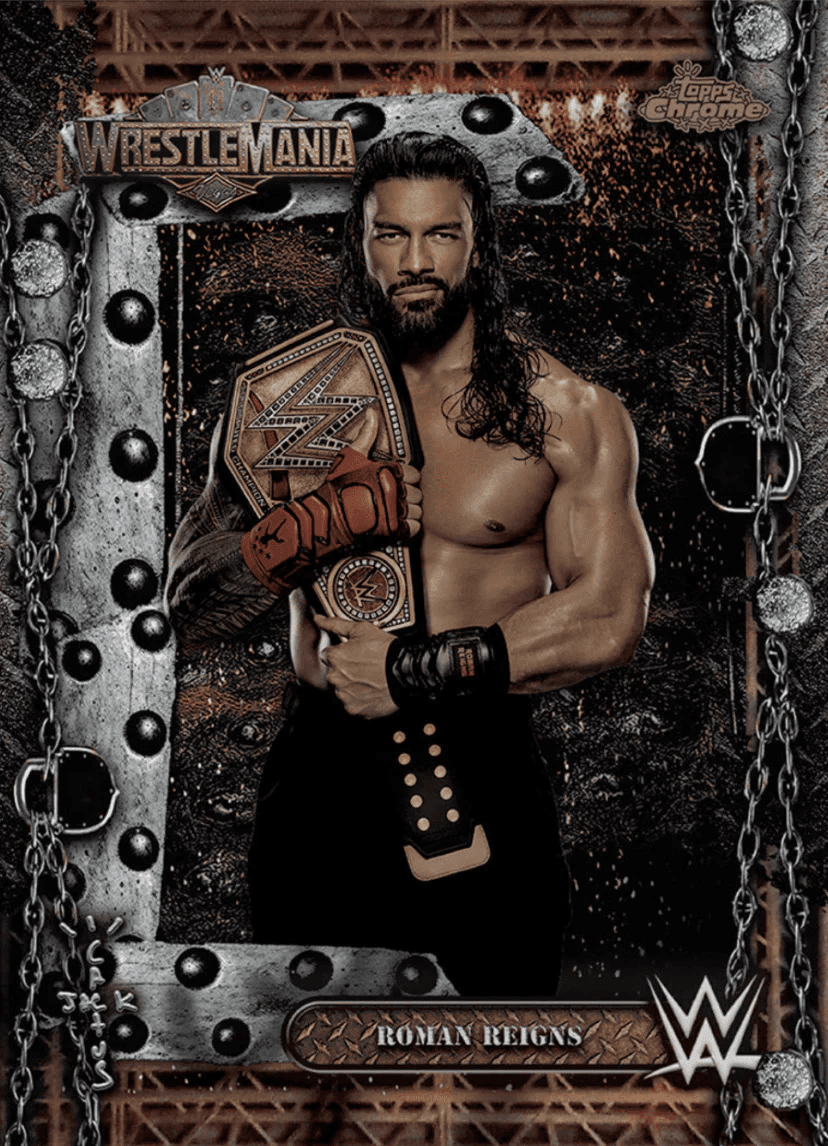2025 TOPPS CHROME WWE CACTUS JACK X WRESTLEMANIA BOX