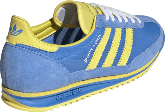 Sporty & Rich x Adidas SL72 "Real Blue/Light Yellow"
