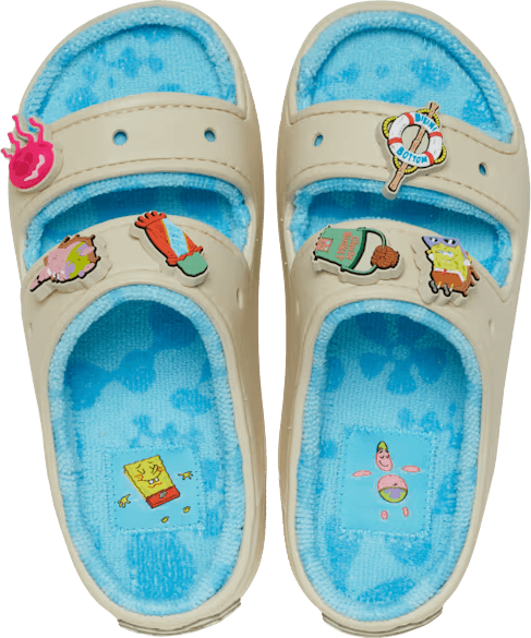 Crocs Classic SpongeBob Cozzzy Terry Sandal