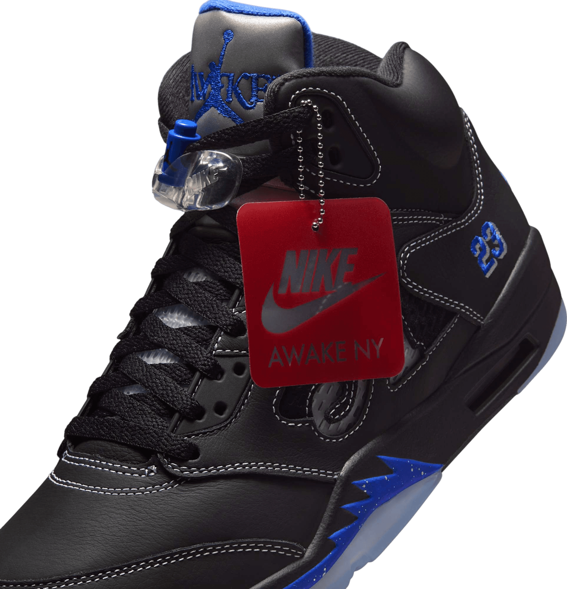 Awake NY x Air Jordan 5 Black/Racer Blue
