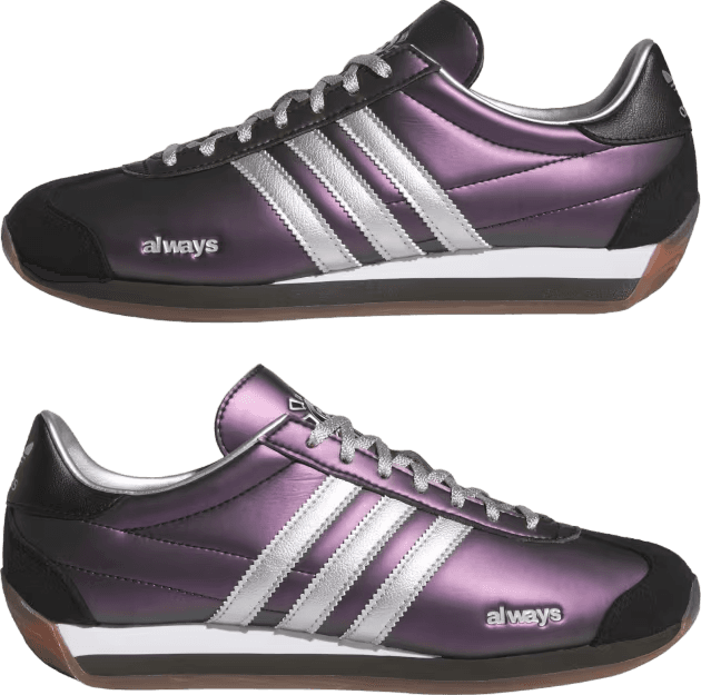 Always x Adidas Country "Purple/Silver Metallic"