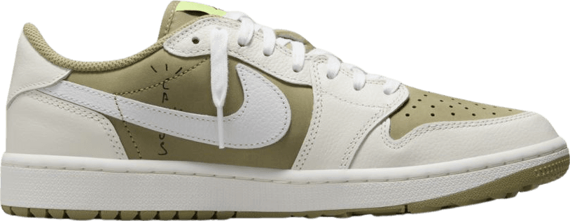 Air Jordan 1 Low Golf Travis Scott Neutral Olive
