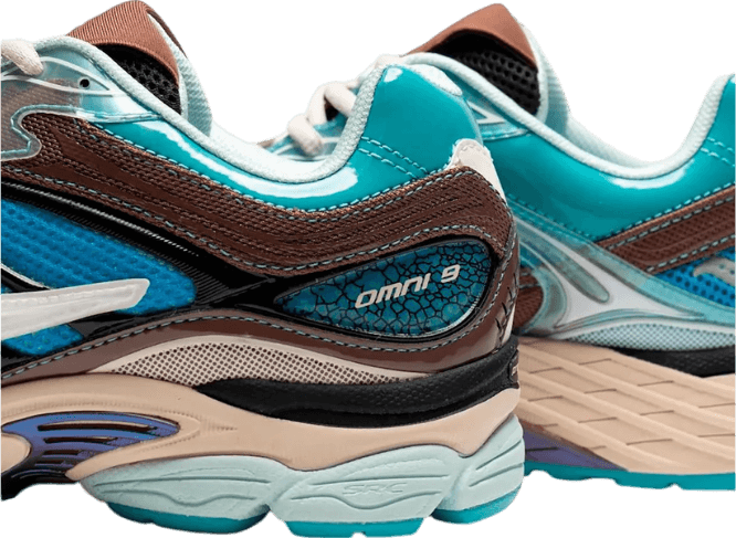 Foot Patrol x Saucony Progrid OMNI 9 Blue/Brown