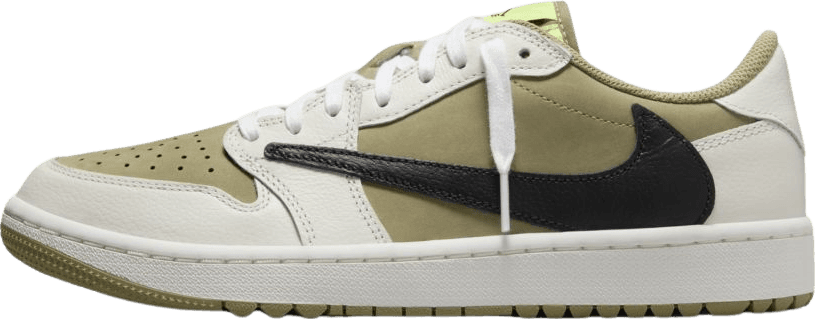 Air Jordan 1 Low Golf Travis Scott Neutral Olive