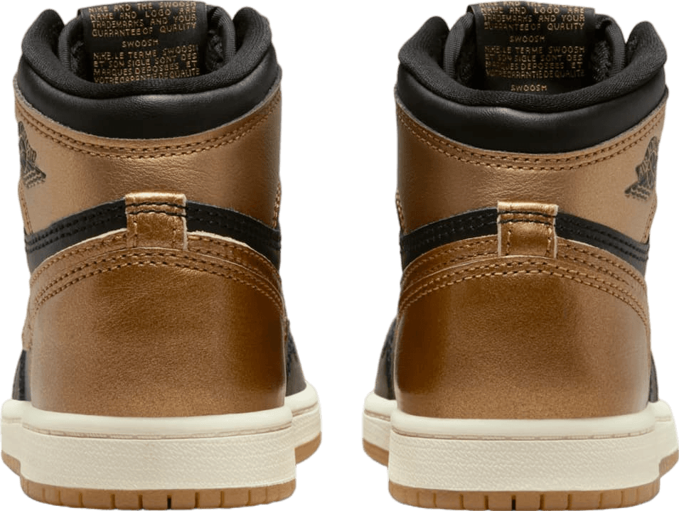 Air Jordan 1 High Black/Gold (PS)