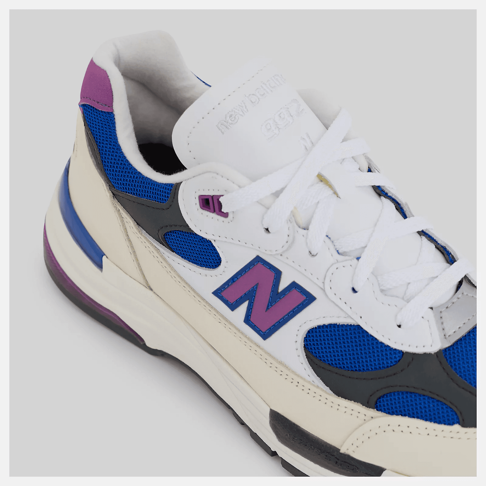 New Balance 992 MiUSA White/Royal/Purple Fuchsia