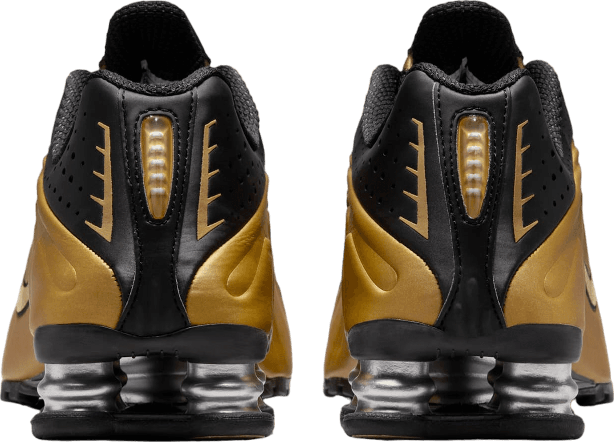 Nike Shox R4 Black Metallic Gold (W)