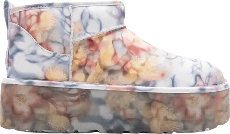 UGG Classic Ultra Mini Platform Collina Strada Light Blue/Floral (W)