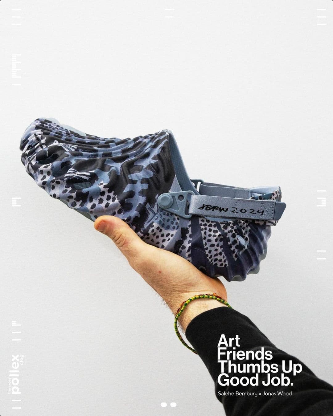 Salehe Bembury x Jonas Wood x Crocs Pollex Clog