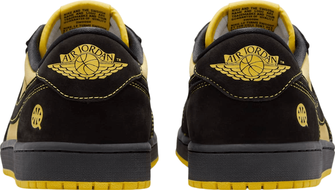 Quai 54 x Air Jordan 1 Retro Low Tour Yellow/Black