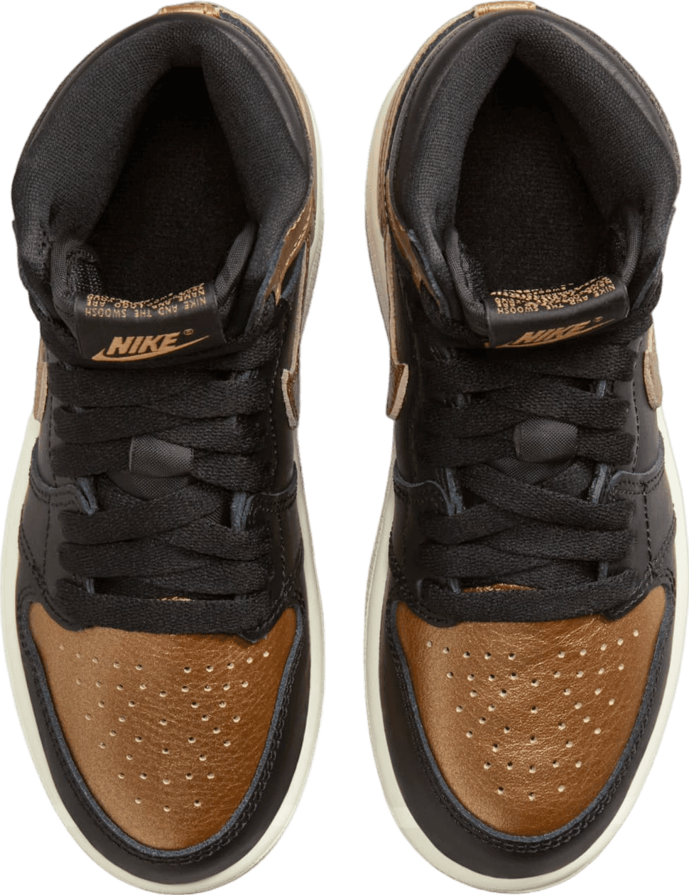 Air Jordan 1 High Black/Gold (PS)