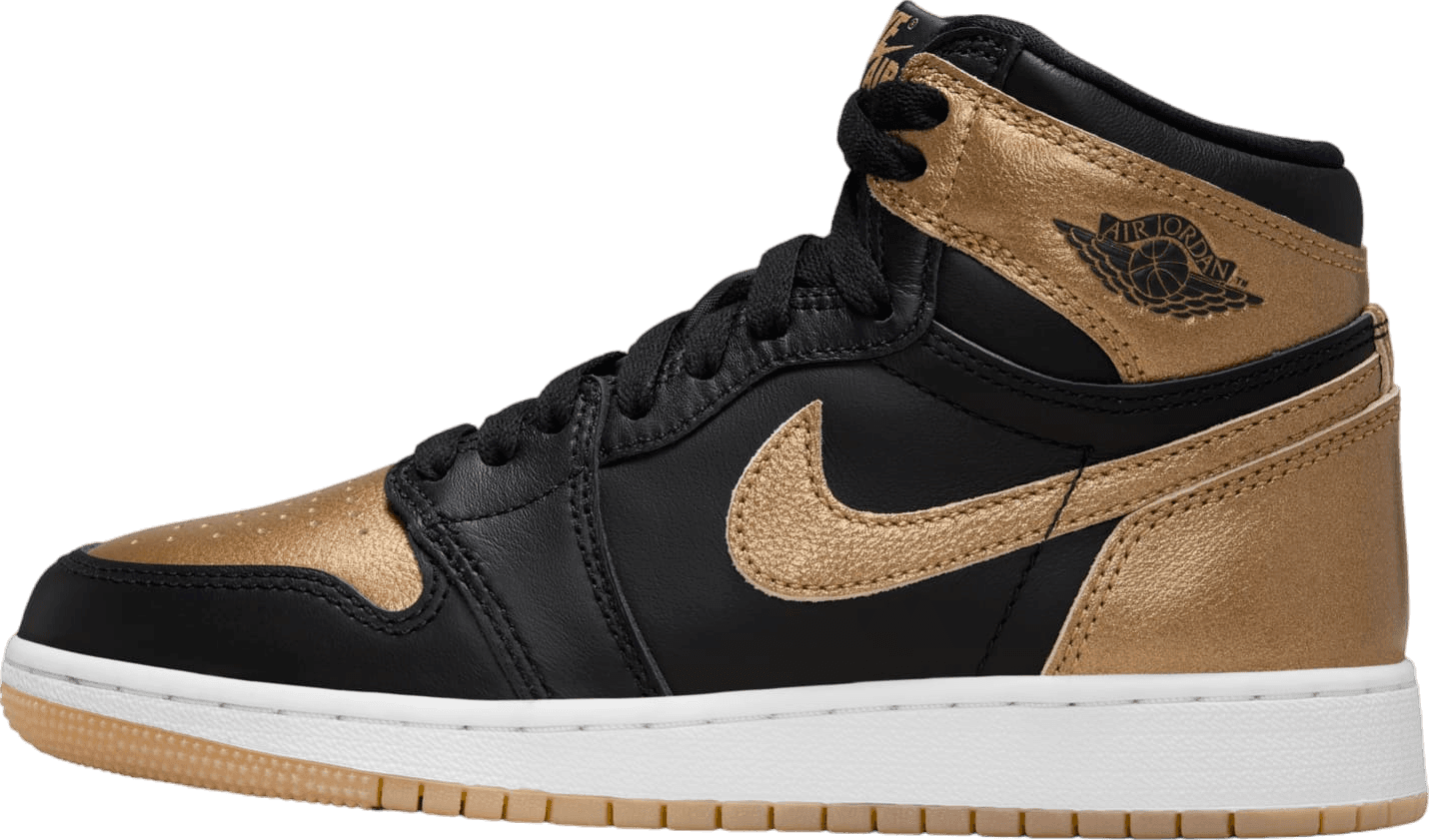 Air Jordan 1 High Black/Gold (GS)