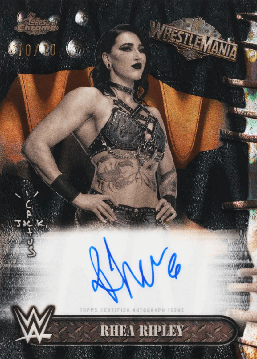 2025 TOPPS CHROME WWE CACTUS JACK X WRESTLEMANIA BOX