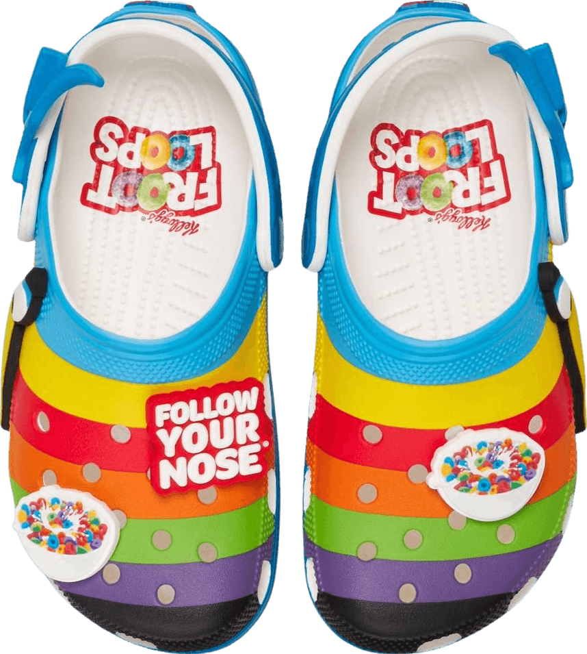 Froot Loops X Crocs Classic Clog