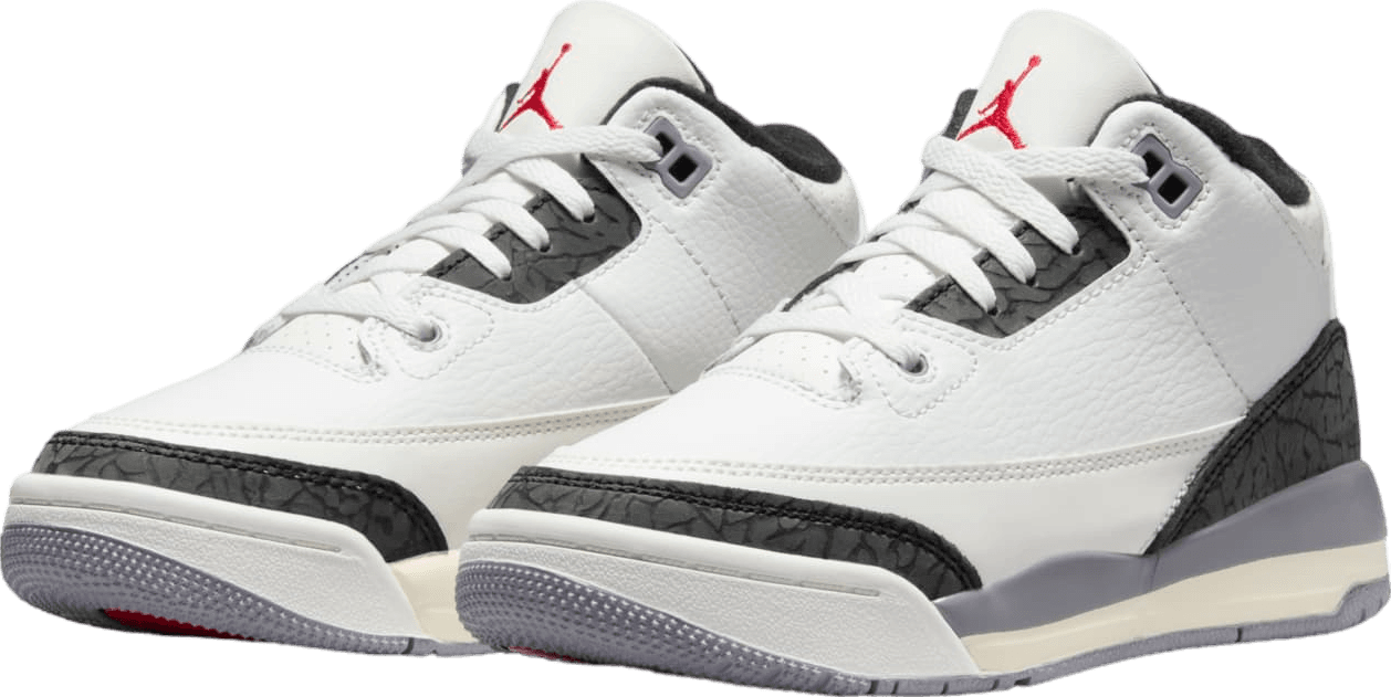Air Jordan 3 Cement Grey (PS)
