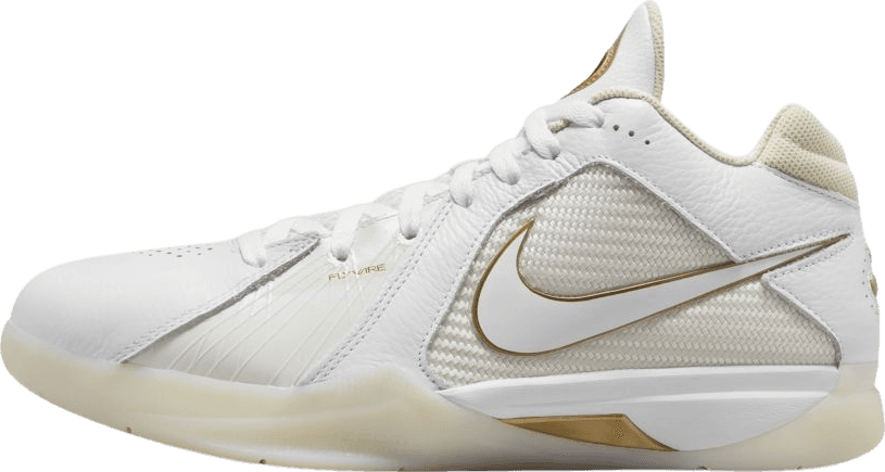 Nike KD 3 White/Metallic Gold