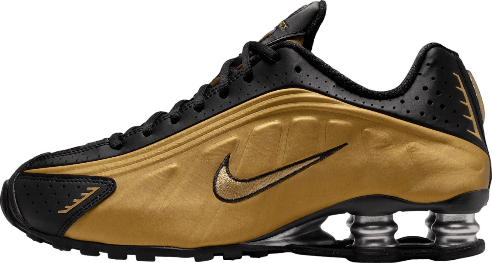 Nike Shox R4 Black Metallic Gold (W)