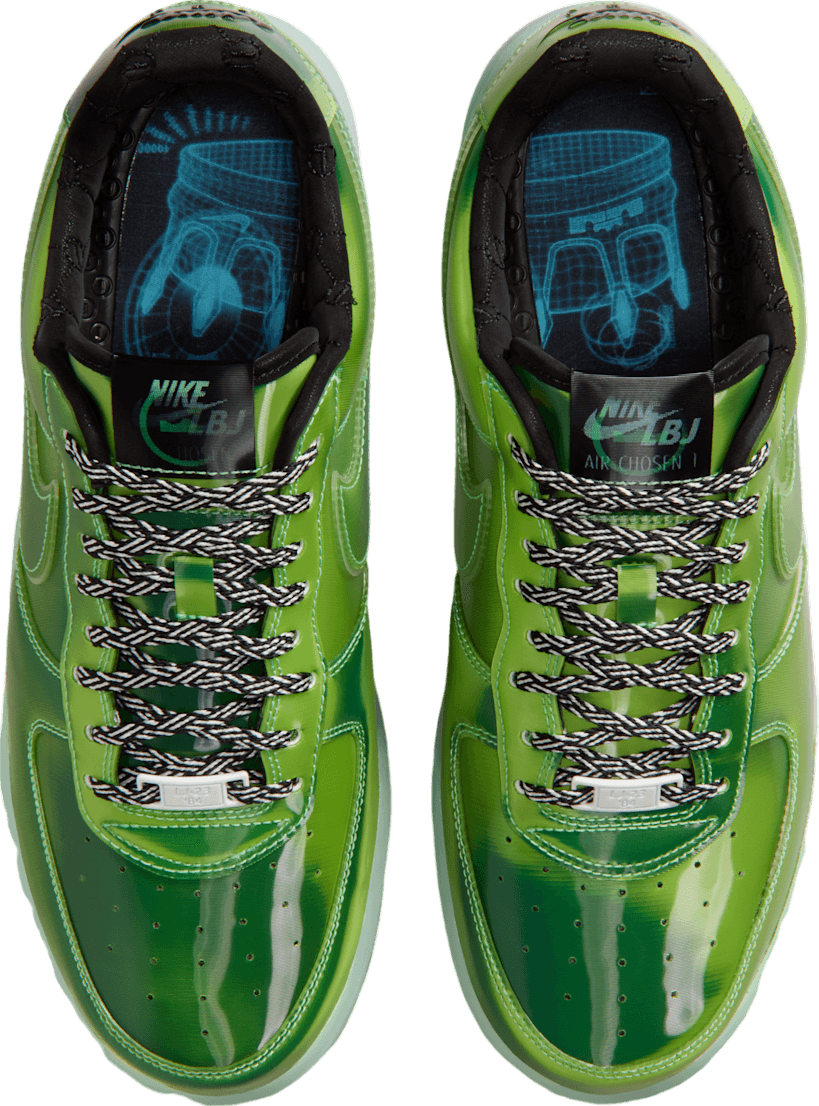 LeBron x Nike Air Force 1 Low Voltage Green