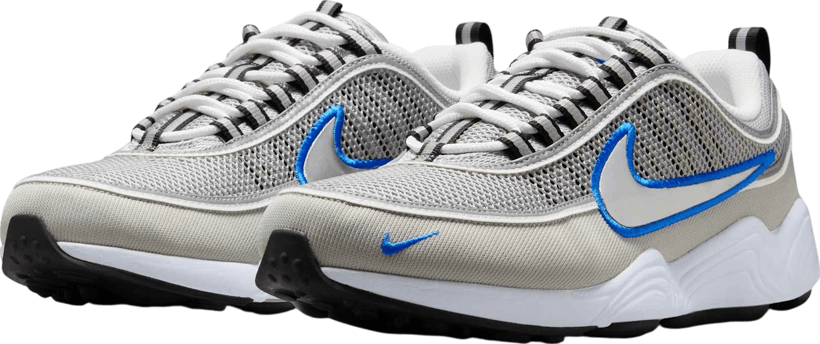 SwiftSole - Nike Air Zoom Spiridon Metallic Silver/Signal Blue