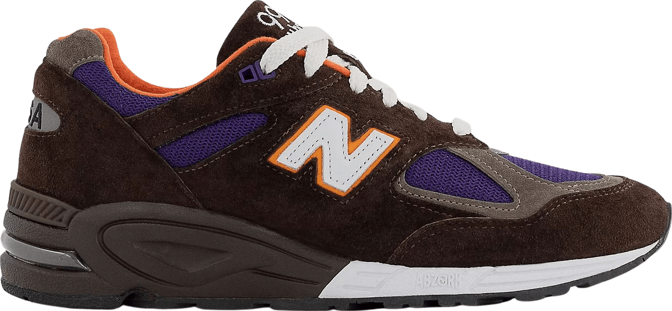 New Balance 990v2 MiUSA Brown Purple