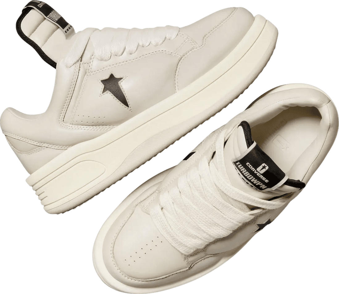 Rick Owens x Converse TURBOWPN OX Cloud Cream