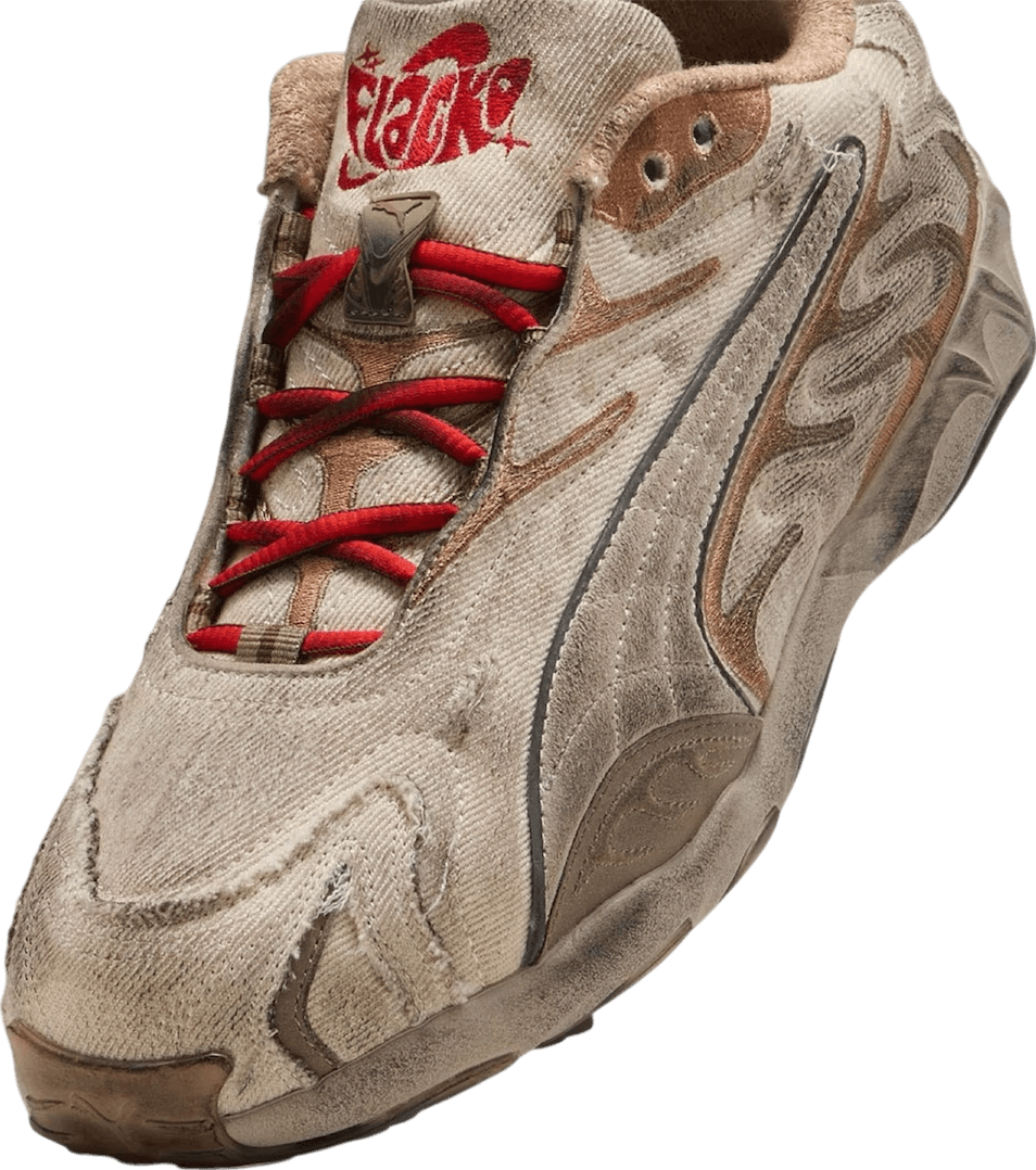 A$AP Rocky x Puma Inhale Distressed Canvas Sneakers (M)