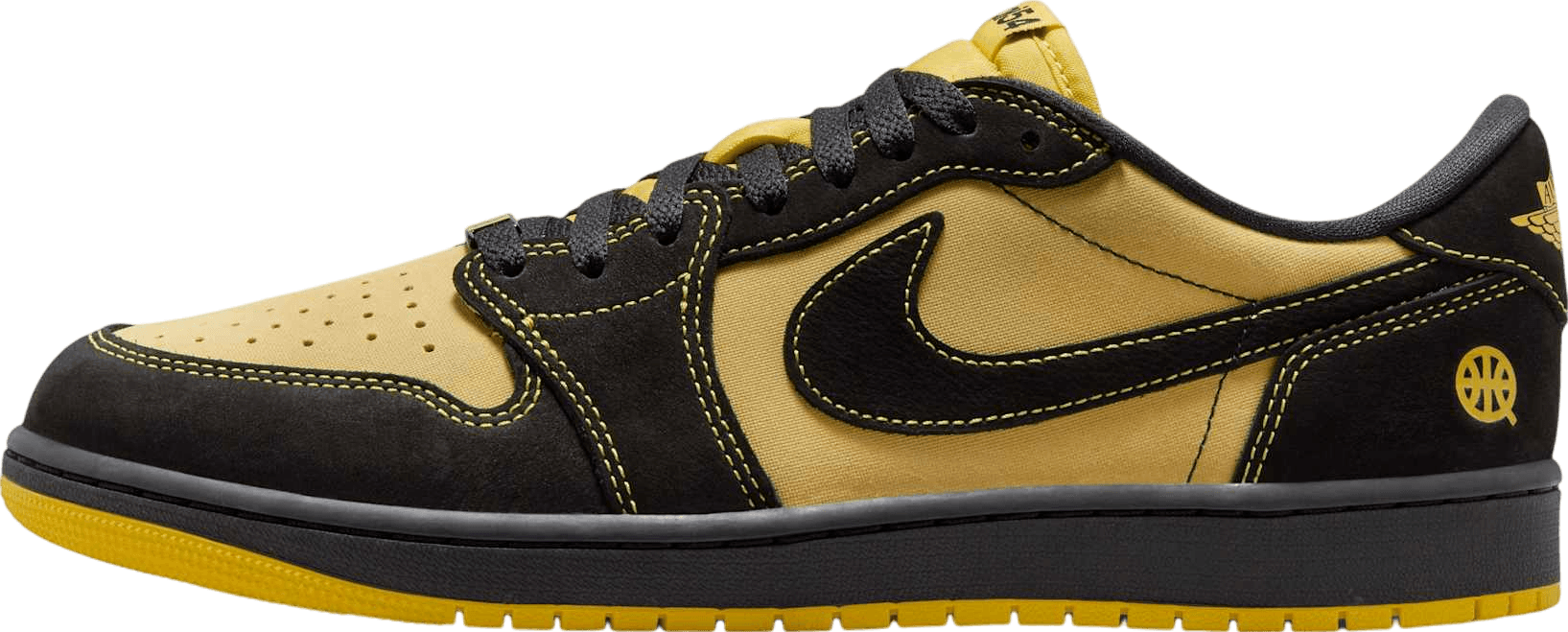 Quai 54 x Air Jordan 1 Retro Low Tour Yellow/Black