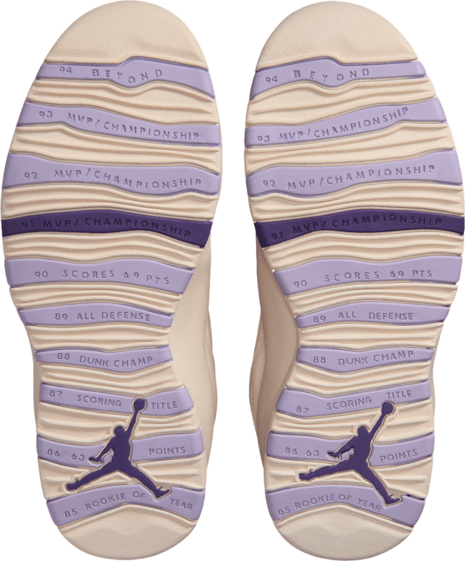 Air Jordan 10 Chalk/Hydrangeas (W)