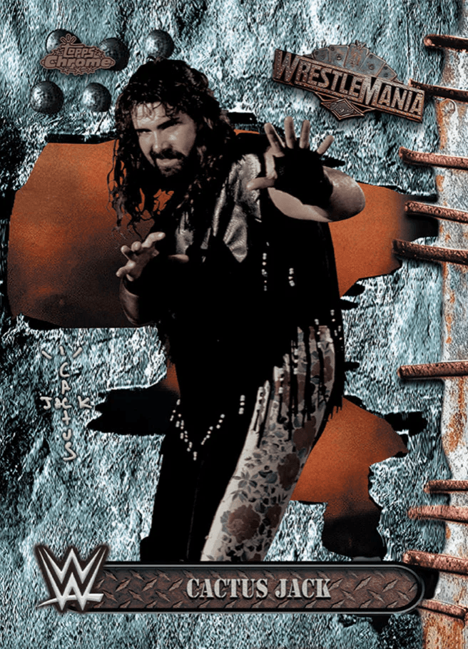 2025 TOPPS CHROME WWE CACTUS JACK X WRESTLEMANIA BOX
