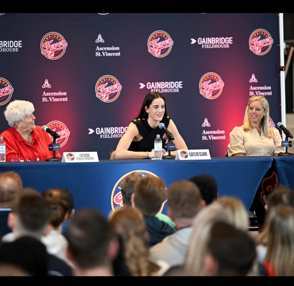 Caitlin Clark with the Indiana Fever
