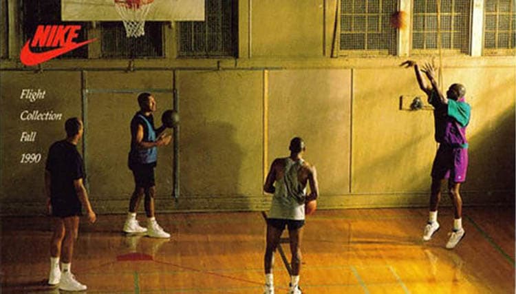 Michael Jordan in Air Jordan 5 Grape 
