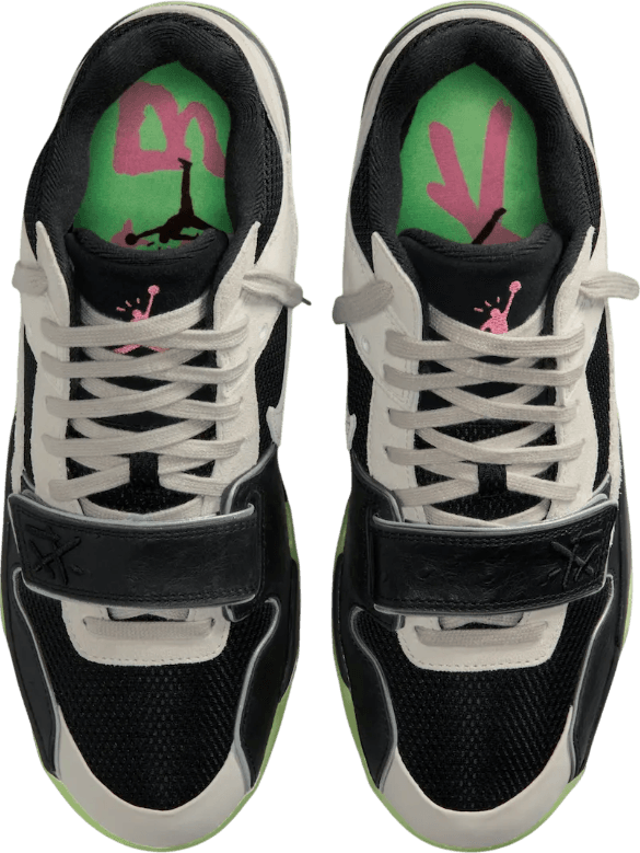 Chase B x Travis Scott x Jordan Jumpman Jack Black/Night Silver