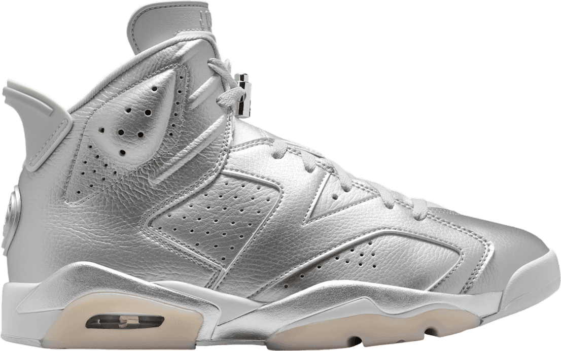 PSG x Air Jordan 6 Metallic Silver