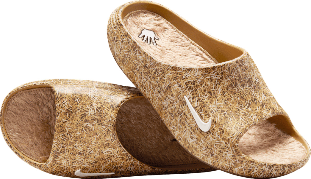 Nike ReactX Rejuven8 Slides Wheat/Gum Dark Brown