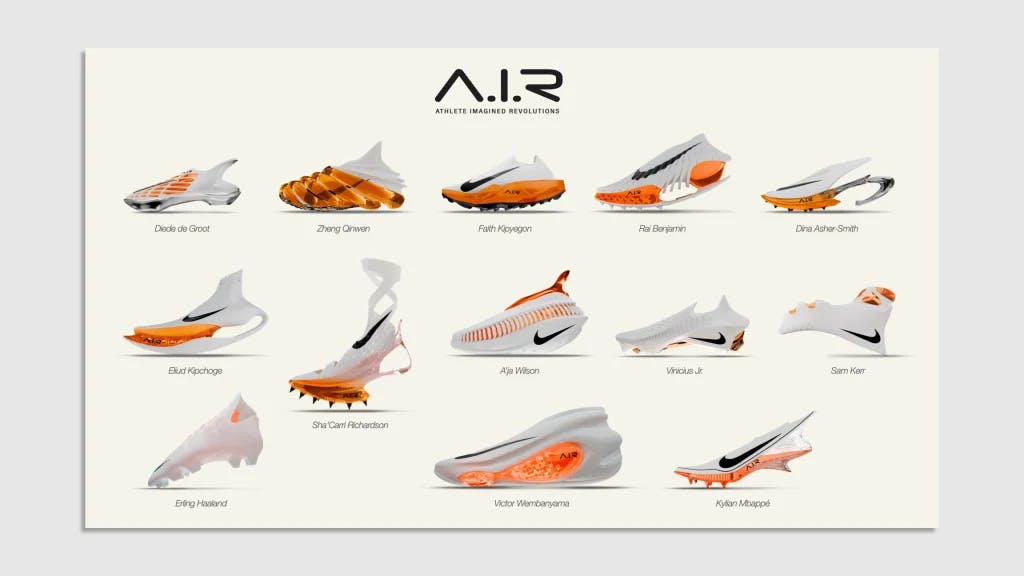 Nike AIR AI designed sneakers