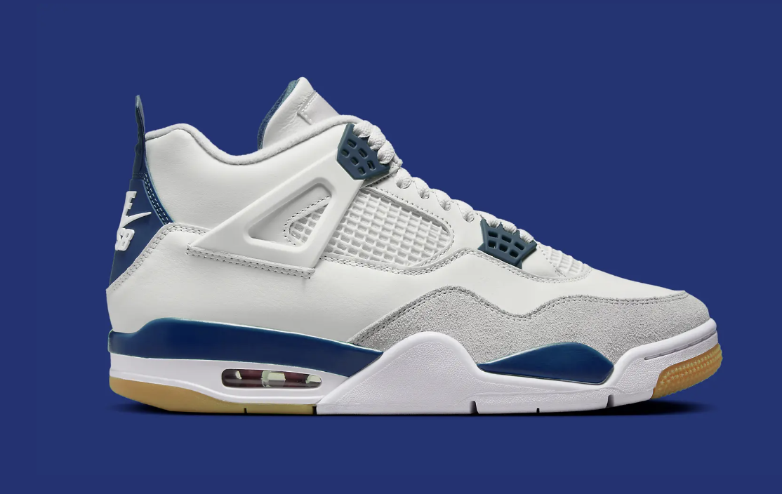 Another mock up of the Nike SB Air Jordan 4 White Navy