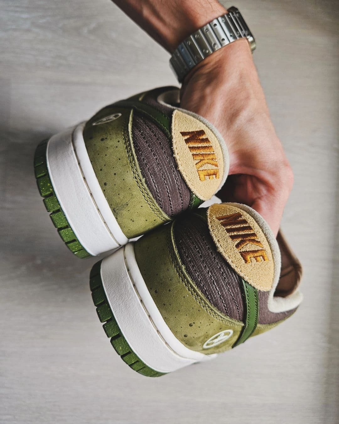 Yuto Horigome NIke SB Dunk Low Asparagus