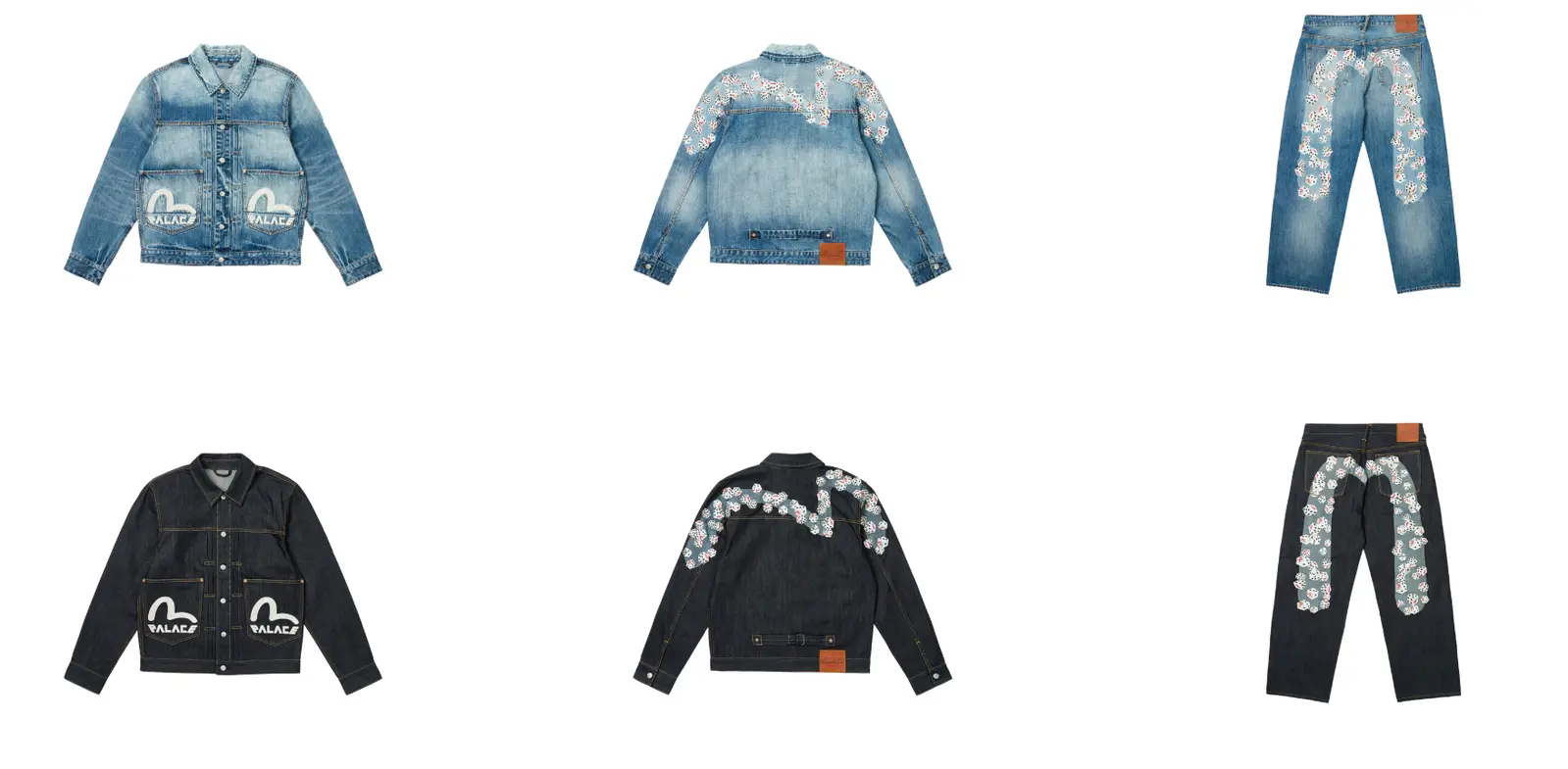 Palace Skateboards x Evisu collection